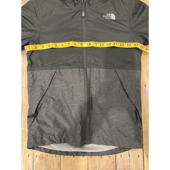 The North Face Boys Warm Storm Rain Jacket Black & Gray sz M 10/12 - Picture 10 of 14